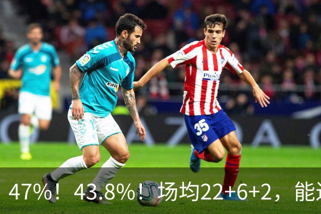 47%！43.8%！场均22+6+2，能进攻防守也很强，还让绿军“白赚”2个首轮签